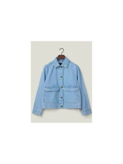 LEXINGTON DENIM JACKET SHORT LIGHT BLUE