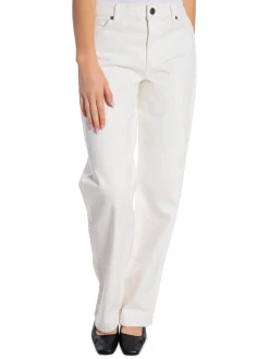 LEXINGTON JEANS MIDWAIST STRAIGHT LEG WHITE