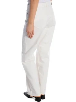 LEXINGTON JEANS MIDWAIST STRAIGHT LEG WHITE