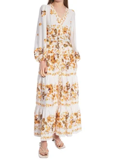 LILY MCBEE DRESS CREAM WHITE