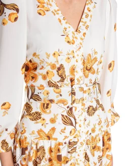 LILY MCBEE DRESS CREAM WHITE