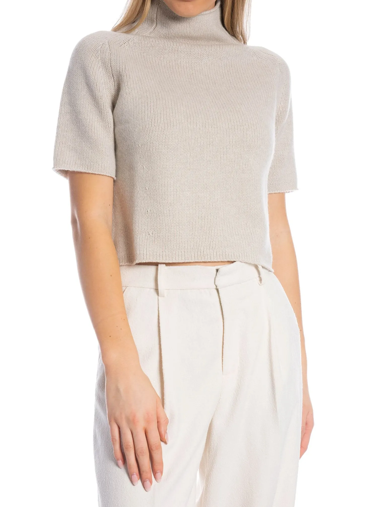 LISA YANG SWEATER FRIDE SWEATER OYSTER