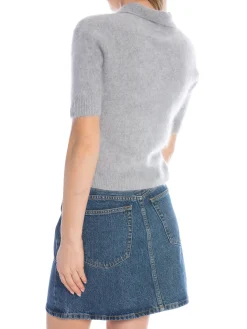 LISA YANG TOP CAROLYN CLOUDY BRUSHED SZ