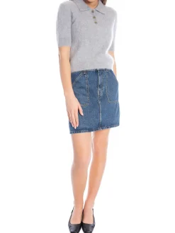 LISA YANG TOP CAROLYN CLOUDY BRUSHED SZ