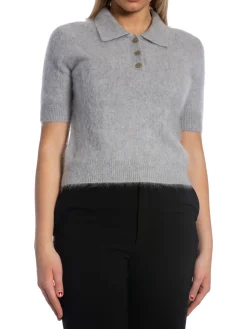 LISA YANG TOP CAROLYN CLOUDY BRUSHED SZ