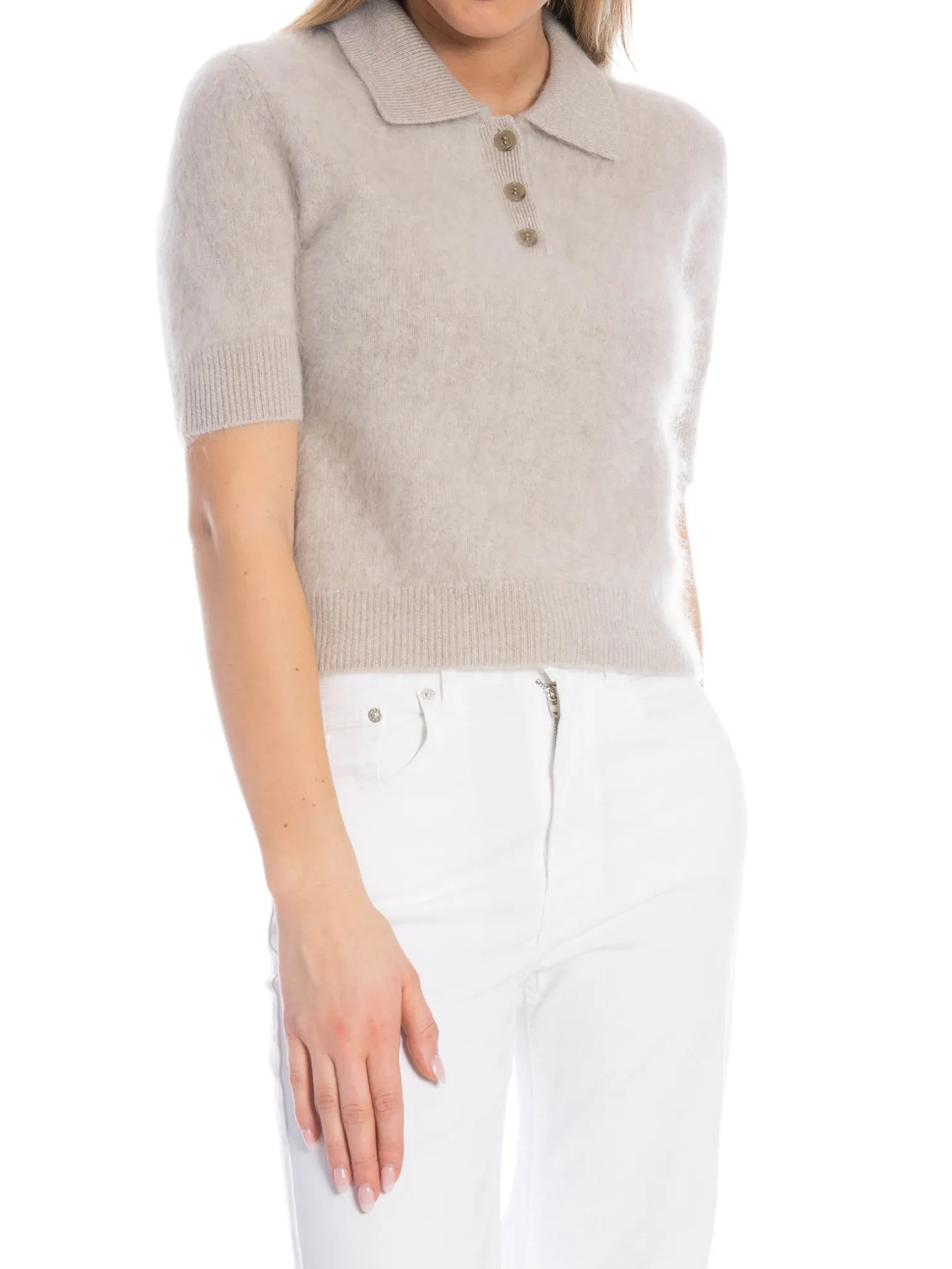 LISA YANG TOP CAROLYN SAND BRUSHED SZ