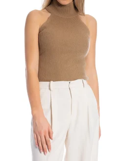 LISA YANG TOP FREYA TANK TOFFEE