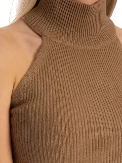 LISA YANG TOP FREYA TANK TOFFEE