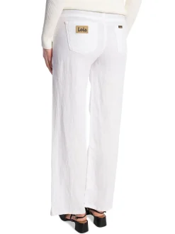LOIS PANTS CULOTTE LINEN COLOUR WHITE L32