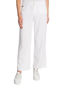 LOIS PANTS CULOTTE LINEN COLOUR WHITE L32
