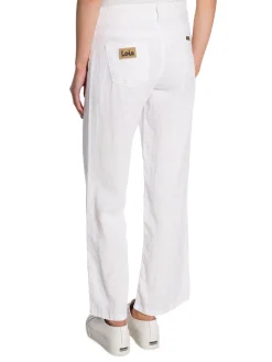 LOIS PANTS CULOTTE LINEN COLOUR WHITE L32
