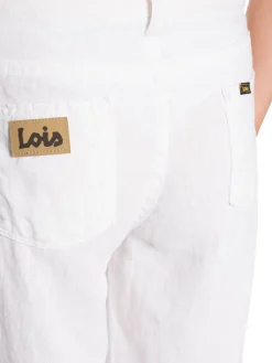 LOIS PANTS CULOTTE LINEN COLOUR WHITE L32