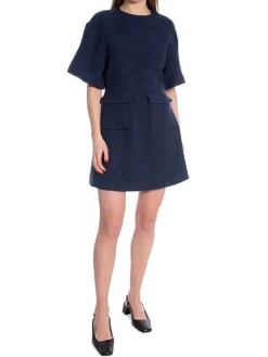 MALINA DRESS RAYNA MINI DARK BLUE