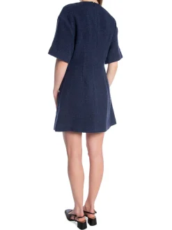 MALINA DRESS RAYNA MINI DARK BLUE