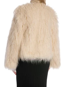 MALINA JACKET MANDA FAUX FUR VANILLA