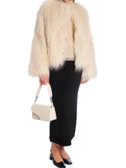 MALINA JACKET MANDA FAUX FUR VANILLA