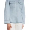 MALINA SHIRT ANTHEA FITTED WAIDT DENIM LIGHT BLUE WASH