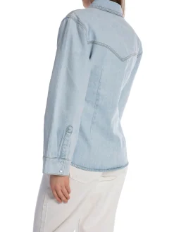 MALINA SHIRT ANTHEA FITTED WAIDT DENIM LIGHT BLUE WASH