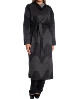 MARIMEKKO COAT ELFA LOKKI DARK GREY