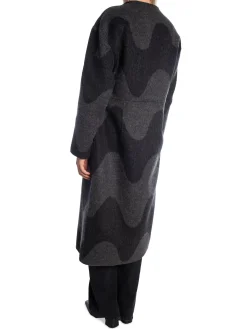 MARIMEKKO COAT ELFA LOKKI DARK GREY