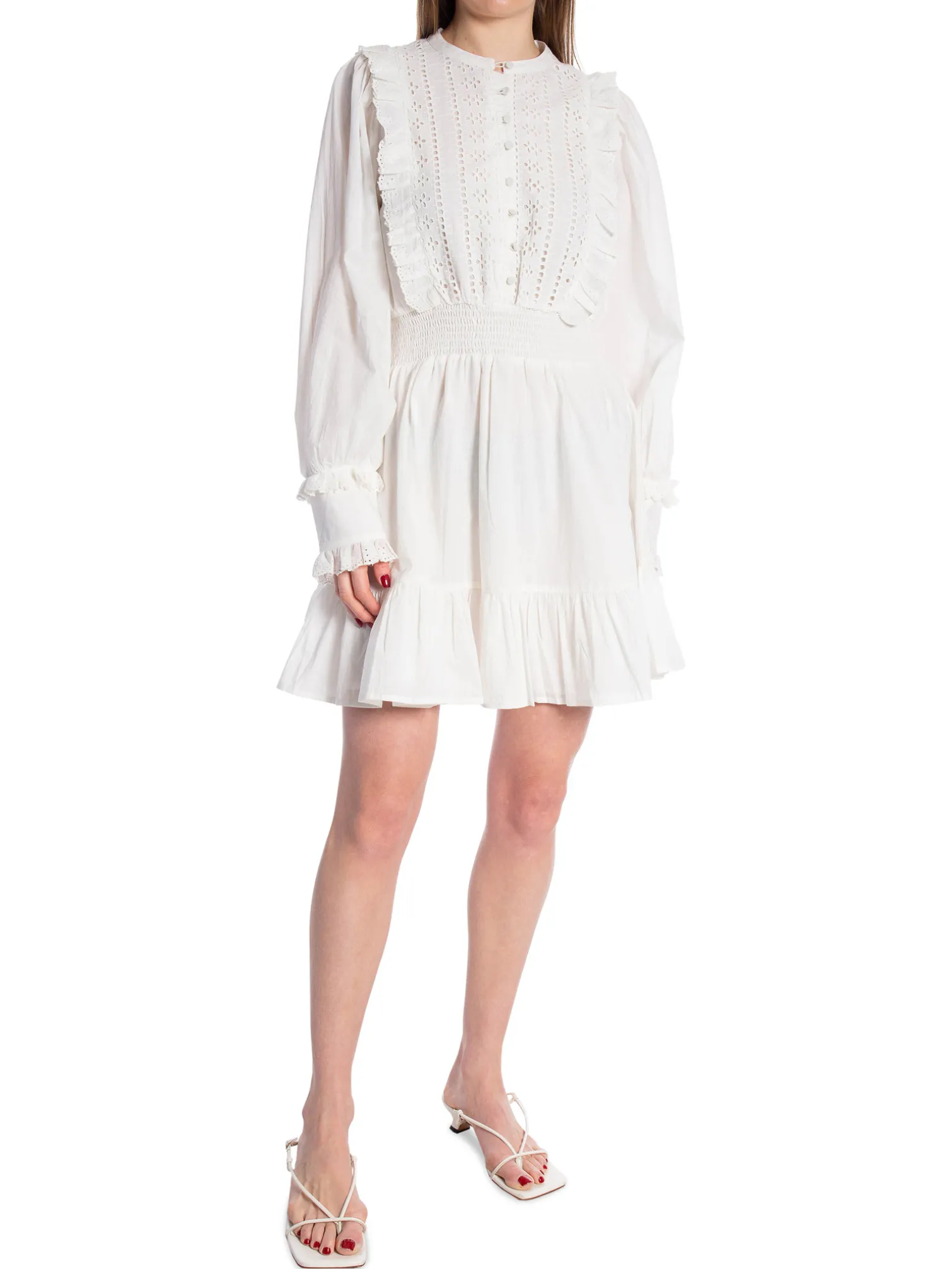 MBYM DRESS PHERNILA WHITE