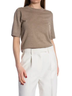 MBYM SWEATER CARLA ISLAND FOSSIL MELANGE