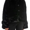 MEOTINE FAUX FUR JACKET KELLY BLACK