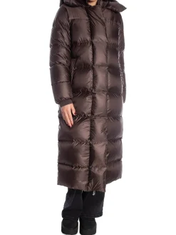 MONEL JACKET LUCIE BOXY LONG CHOCOLATE