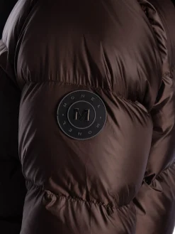 MONEL JACKET LUCIE BOXY LONG CHOCOLATE