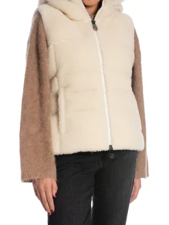 MONEL VEST CAMILLE TEDDY SHORT WHITE