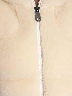 MONEL VEST CAMILLE TEDDY SHORT WHITE