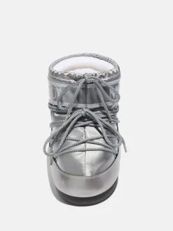 MOON BOOTS ICON LOW GLANCE SILVER