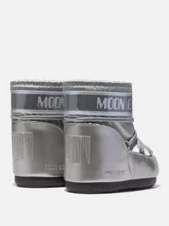 MOON BOOTS ICON LOW GLANCE SILVER