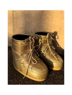 MOON BOOTS ICON LOW GLITTER GOLD