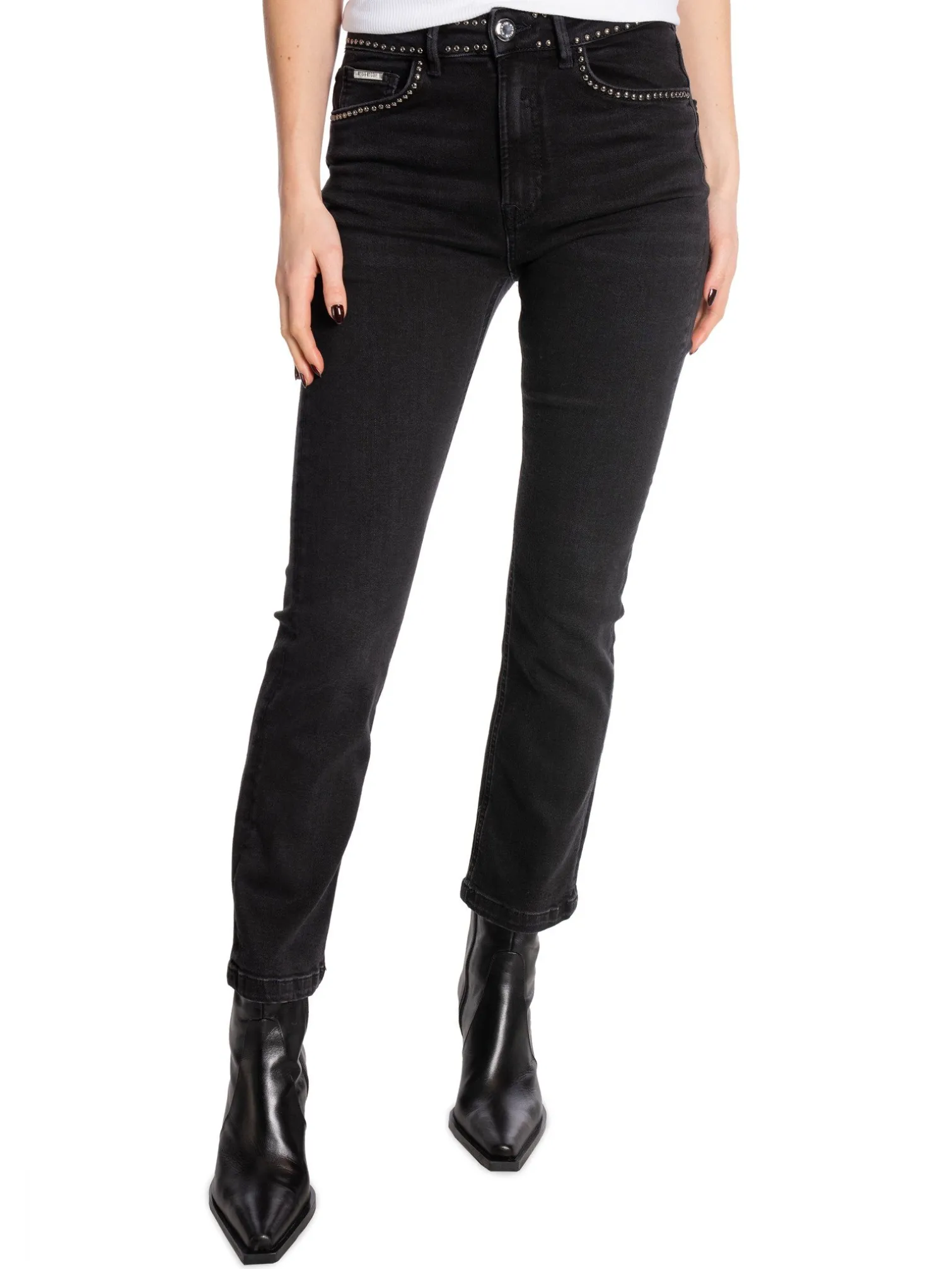 MOS MOSH JEANS EVEREST METAL BLACK ANKLE