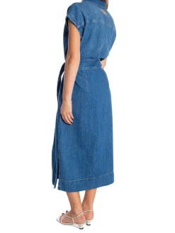 MOS MOSH KLÄNNING PITTI MID BLUE