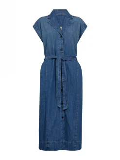 MOS MOSH KLÄNNING PITTI MID BLUE