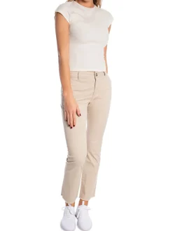 MOS MOSH PANTS CLARISSA CHINO FEATHER GRAY