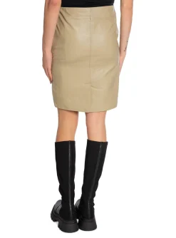 2NDDAY LEATHER SKIRT CECILIA TWILL