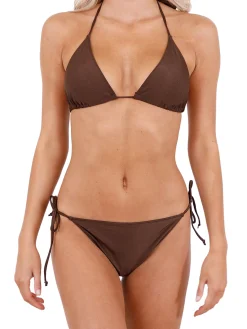 NEO NOIR BIKINI TOP SKIN SHELL BROWN