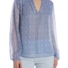 NEO NOIR BLOUSE BISA BIG TILE LIGHT BLUE