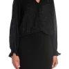 NEO NOIR BLOUSE BRIELLE GLITTER BLACK