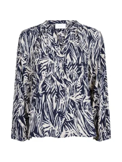 NEO NOIR BLOUSE HUMA BREEZE NAVY