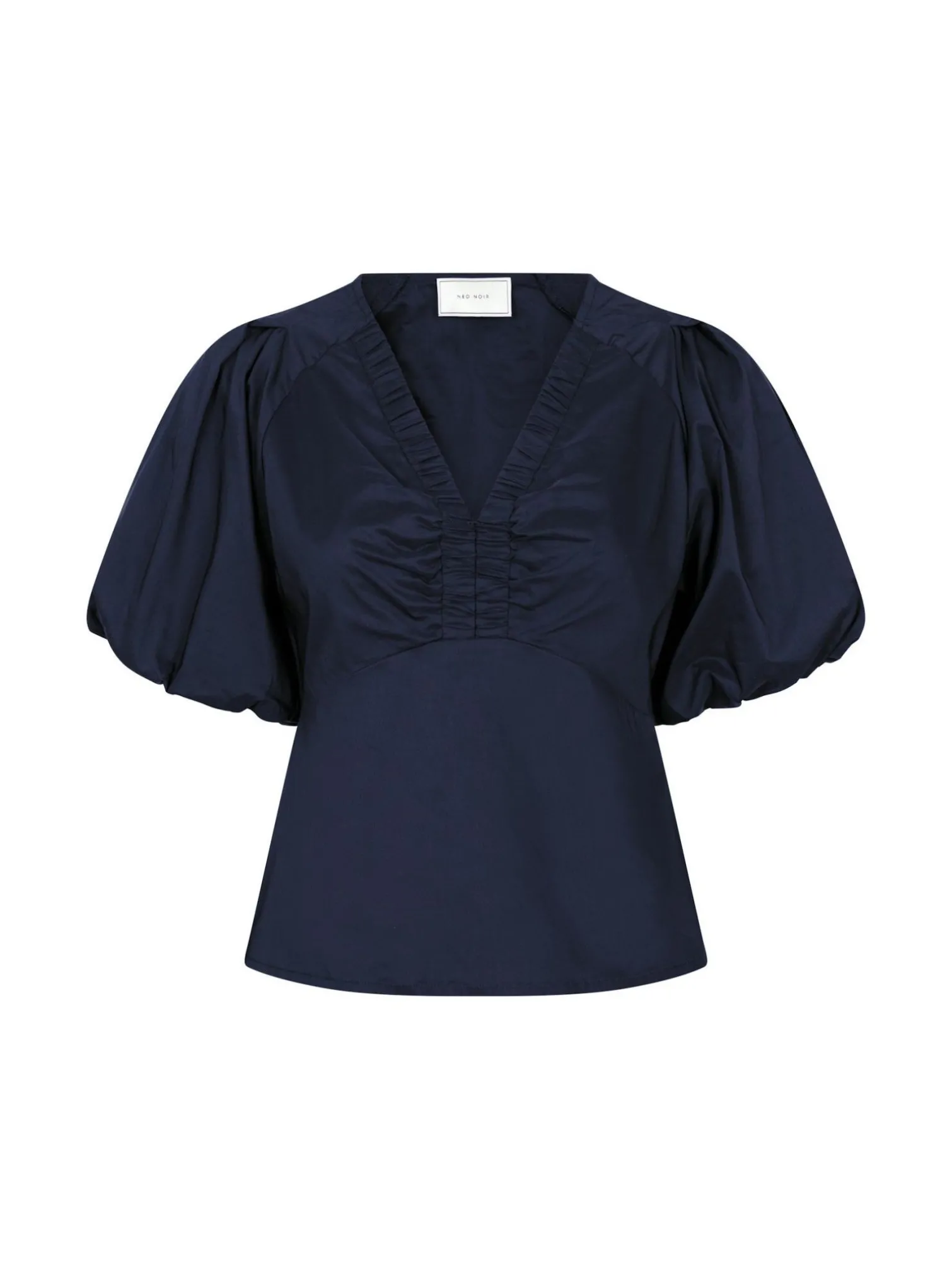 NEO NOIR BLOUSE IRINA POPLIN NAVY