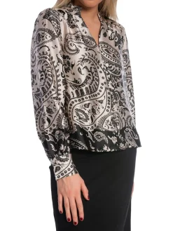NEO NOIR BLOUSE MASSIMA DECO PAISLEY CREME