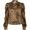 NEO NOIR BLOUSE ROSSLYN LEOPARD