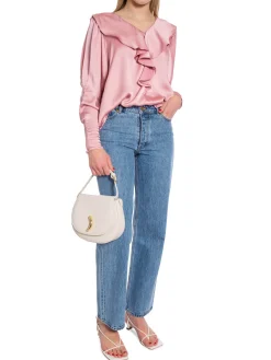 NEO NOIR BLOUSE SANDIE SATEEN LIGHT PINK