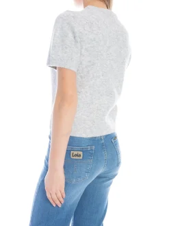 NEO NOIR CARDIGAN MITTA KNIT GREY MELANGE