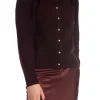 NEO NOIR CARDIGAN NUNA KNIT WINE