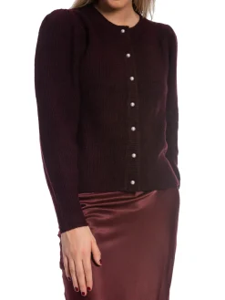 NEO NOIR CARDIGAN NUNA KNIT WINE